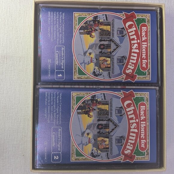 Vintage Reader's Digest Double Cassette Set Christmas Carols - Picture 4 of 5